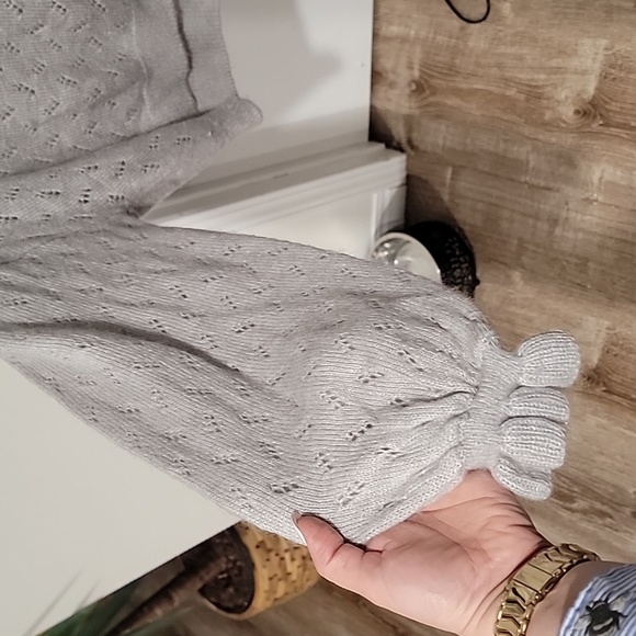 Cropped knit button up - Picture 3 of 5